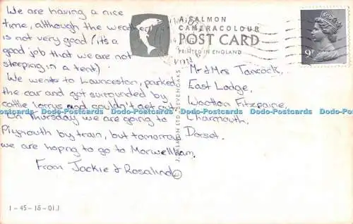 R479789 Launceston Castle J Salmon Postkarte