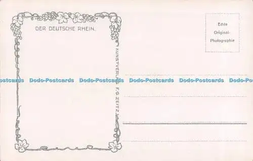 R474073 Blick Von Der Rossel auf Bingen und Bingerbruck F G Zeitz Nr 1005