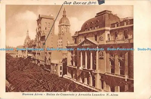 R474102 Buenos Aires Bolsa de Comercio y Avenida Leandro N Alem G Bourquin No 11