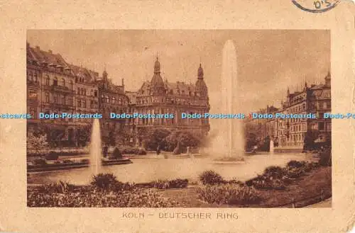 R470741 Köln Deutscher Ring K T F Fotogravur 1919