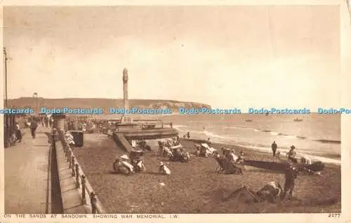 R479978 On the Sands at Sandown Sowing War Memorial W J Nigh