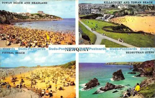 R474282 Newquay Bedruthan Steps Fistral Beach Harvey Barton Multi View