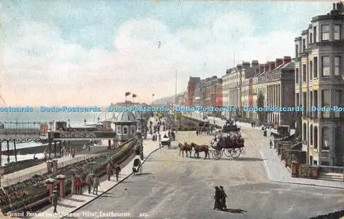 R470876 Eastbourne Grand Parade vom Queen Hotel 1909