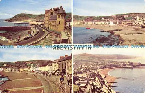 R474295 Aberystwyth The Promenade The Beach Multi View 1965