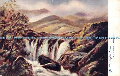 R470886 Coniston Upper Falls The English Lakes Tuck Postkarte 1701 1904