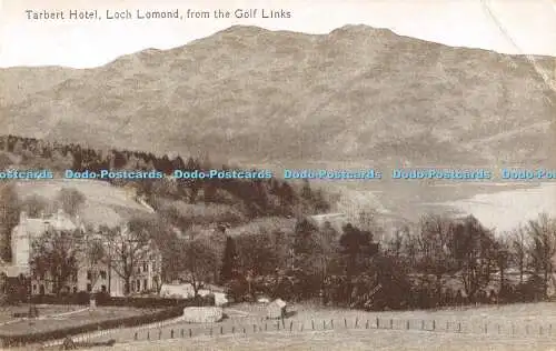 R470928 Tarbert Hotel Loch Lomond von den Golf Links C R G und S A