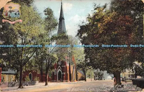 R474363 Florida Ave Showing St Andrew Episcopal Church Jacksonville Fla M Markt