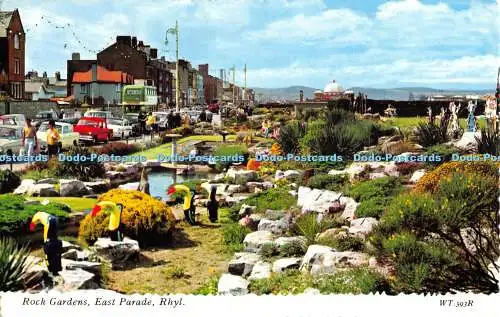 R474366 Rhyl Rock Gardens East Parade Bamforth 1978