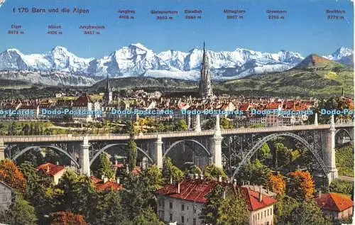 R474370 Bern und die Alpen Fotoglob Postkarte