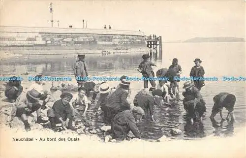 R470960 Neuchatel Au bord des Quais C P N 52