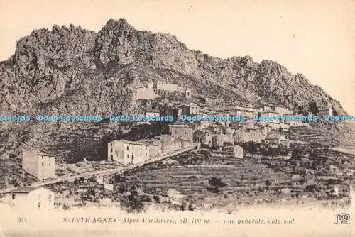 R474378 Saint Agnes Alpes Maritimes Vue Generale Cite Sud Neurdein et Cie Crete