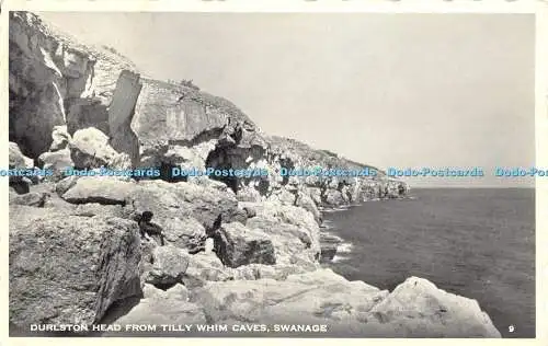 R470988 Swanage Durlston Head from Tilly Whim Caves 1958