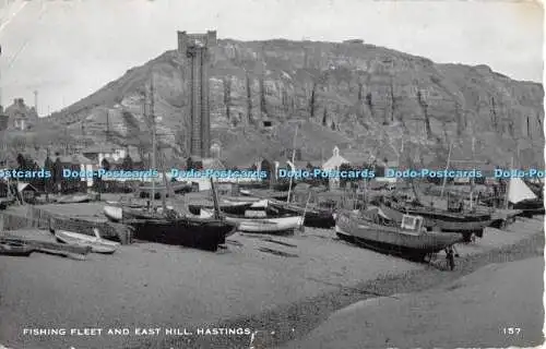 R470989 Hastings Fishing Fleet and East Hill