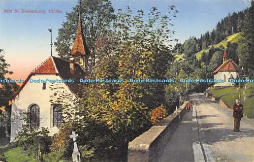 R474405 St Beatenberg Kirche Ansichtskarten Verlag A G