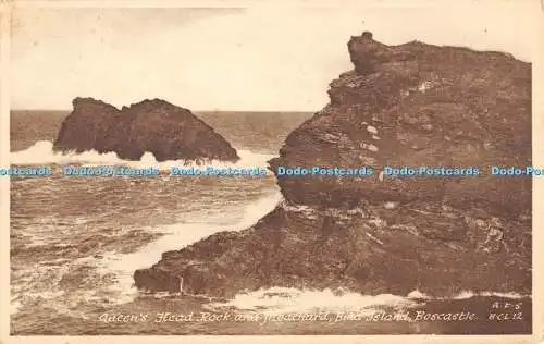 R474497 Boscastle Queen Head Rock and Meachard Bird Island F Frith