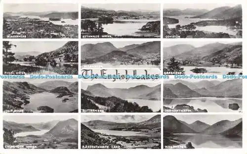 R471104 The English Lakes Ullswater Rydal Water Windermere G P Abraham Multi Vie