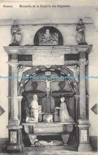 R474555 Boussu Mausolee de la Chapelle des Seigneurs Imp Lith Vve Durez Capart 1