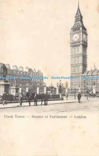 R474606 Clock Tower Houses of Parliament London Empire Serie 25