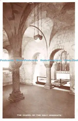 R471350 The Chapel of the Holy Innocents Canterbury Cathedral Tuck Serie 6 RP