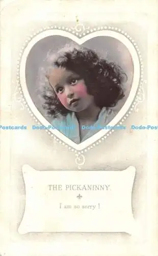 R473816 Young Girl I Am So Sorry Davidson Bros 1910
