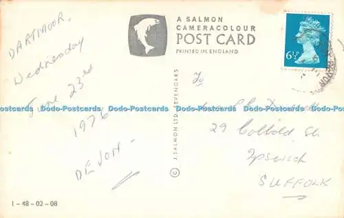 R480090 Dartmoor Gefängnis J Salmon Postkarte