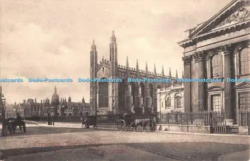 R480107 Cambridge King College Chapel and King Parade F Frith No 26496