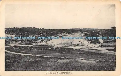 R480122 Abris en Champagne Postkarte