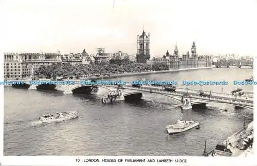 R480126 London House of Parliament und Lambeth Bridge Tokim RP