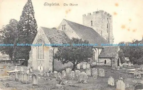 R480141 Singleton Die Kirche Postkarte