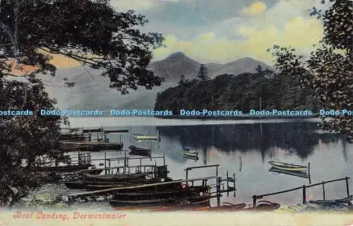 R480185 Derwentwater Bootslandung Valentine Serie