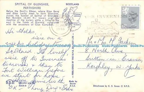 R480187 Pertshire Spittal of Glenshee N P O Dexter K G Govan