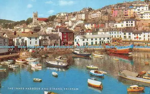 R480198 Brixham The Inner Harbour and Strand J Salmon