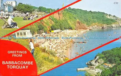 R480216 Grüße von Babbacombe Torquay Ashton Reed Europa Karten Mehrfachansicht