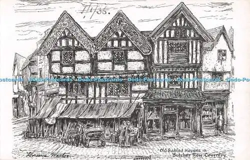 R480254 Coventry Old Giebelhaus in Butcher Row Florence Weston