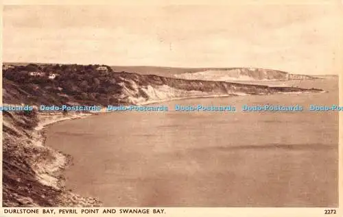 R480256 Durlestone Bay Pevril Point and Swanage Bay E A Sweetman Solograph Serie