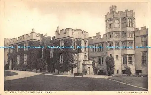 R480258 Warwick Castle From Court Yard J Ward Special Photo Art Series No 2038