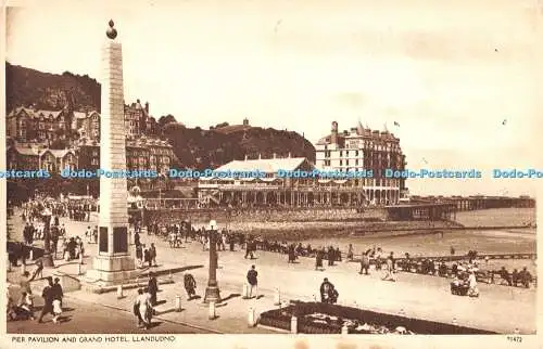 R480259 Llandudno Pier Pavilion and Grand Hotel Harvey Barton