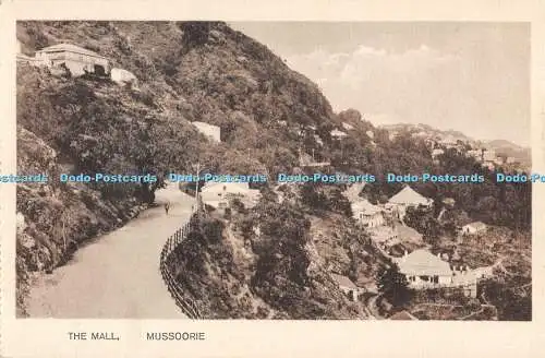 R480262 The Mall Mussoorie Postkarte