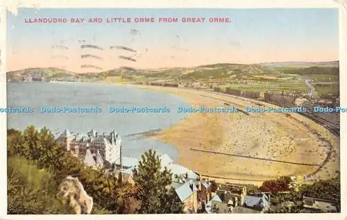 R480279 Llandudno Bay und Little Orme aus Great Orme 1949