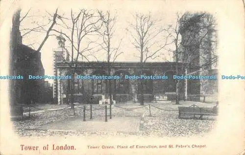 R480280 Tower of London Tower Green Place of Execution und St Peter Chapel