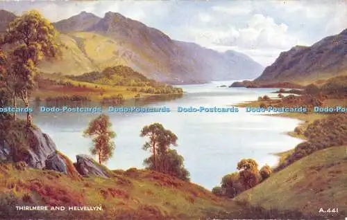 R480292 Thirlmere und Helvellyn Valentine Art Farbe