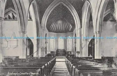 R480330 Bischofsburg Kirche R B Postkarte