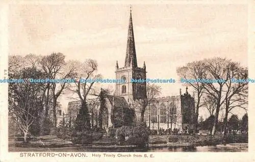 R480392 Stratford on Avon Holy Trinity Church From S E The Pictorial Stationery