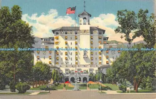 R480395 Colorado Front Vista of the Broadmoor Hotel Colorado Springs C T Art Col