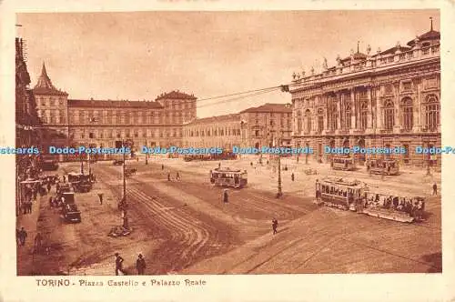 R480396 Torino Piazza Castello e Palazzo Reale A D T