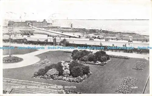 R480412 New Brighton Promenade Gardens and Battery Valentine Silveresque