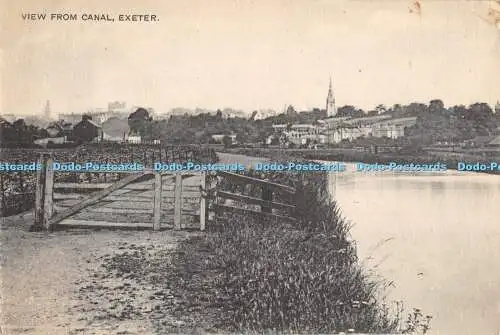 R480489 Exeter Blick vom Kanal Postkarte