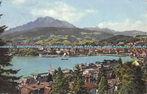 R480490 Luzern Mit Pilatus J Grau No 1030