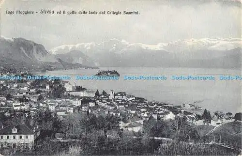 R480495 Logo Maggiore Stresa Ed Il Golfo Delle Isola dal Collegio Rasmini Esclus