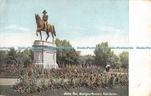 R480500 Boston Mass Washington Monument Public Garden The Hugh C Leighton No 249